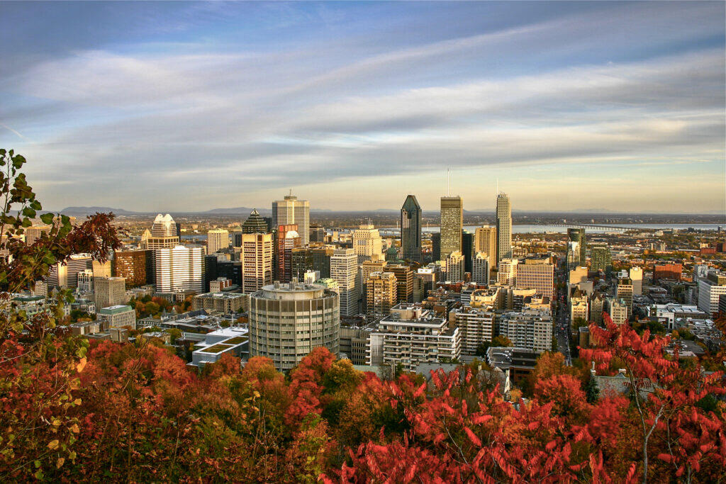 Viaggio in Canada Montreal vista città