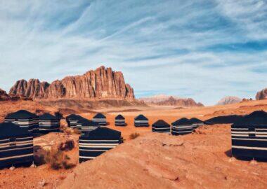 deserto wadi rum campo tendato