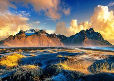 Vestrahorn mountains in Stokksnes, Iceland.