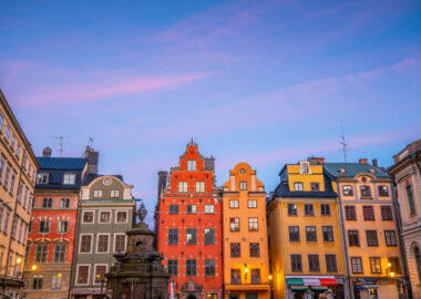 Viaggi in Svezia Stoccolma, palazzi colorati