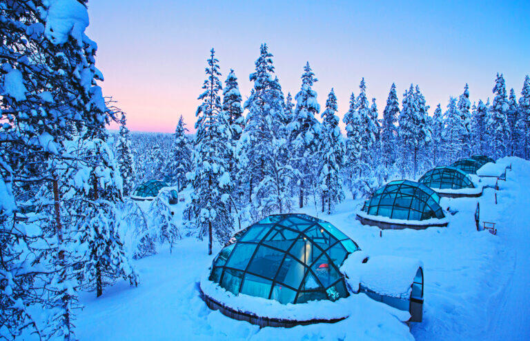 Igloo di vetro per vedere l’aurora boreale