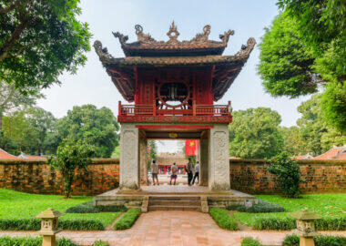 The Khue Van pavilion of the Temple of Literature. Hanoi