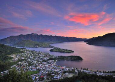 Nuova Zelanda - View of Queenstown - blueberry