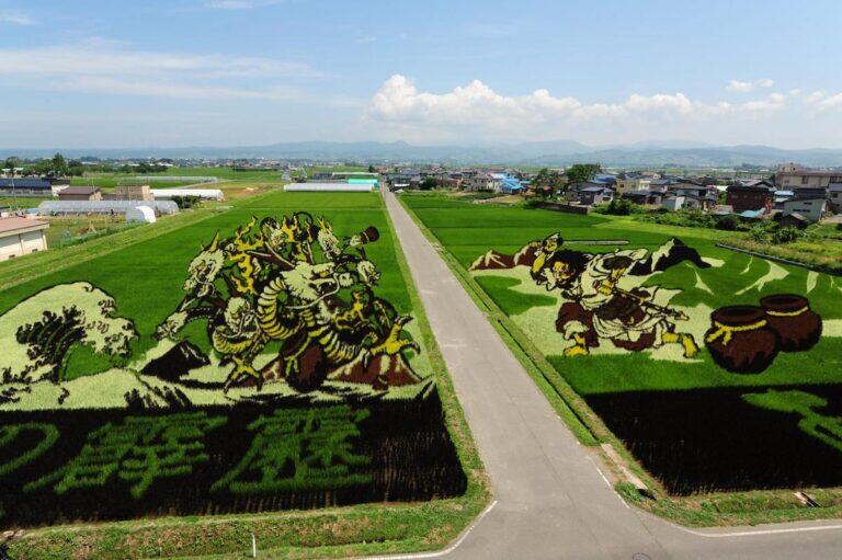 Tanbo Art in Giappone: l’arte nei campi di riso del Tōhoku