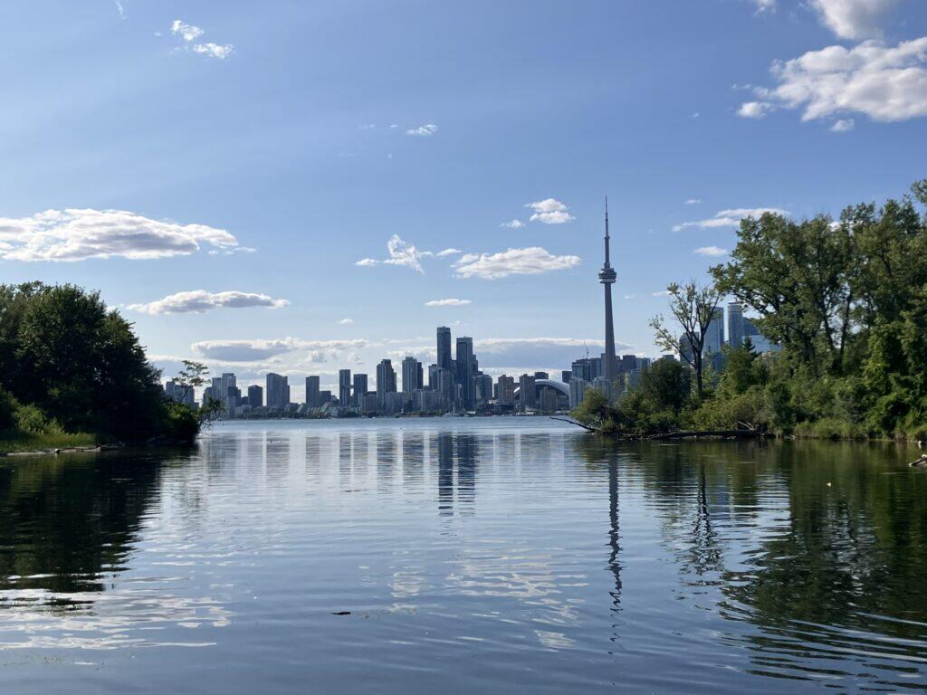 Vista dalle Toronto Islands 