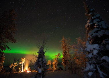 Lapland-Guesthouse - Northern-Lights-safari