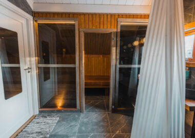 Lapland-Guesthouse-Timber suite - Sauna