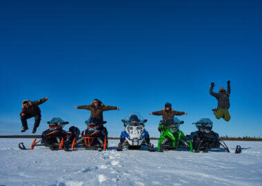 Lapland-Guesthouse - snowmobile-Guests