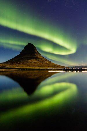 Islanda-aurora-boreale-kirkjufell-jblueberrytravel